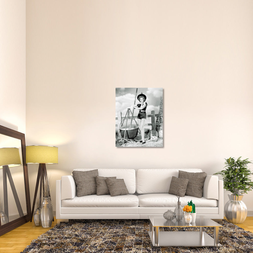 "Halloween Witch - Martha Vickers" Canvas by Hollywood Photo Archive, 32x40"