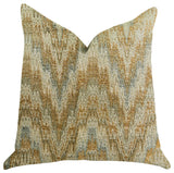 Designer Ripple Luxury Throw Pillow, 16"x16"