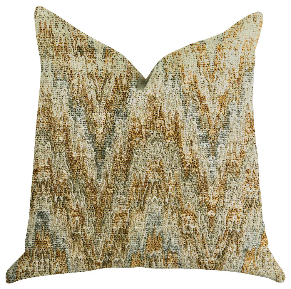 Designer Ripple Luxury Throw Pillow, 16"x16"
