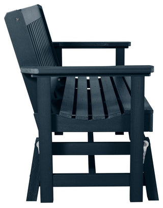 Lehigh Garden Gliding Bench 4', Federal Blue