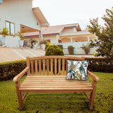 Seven Seas Teak Oval Bench