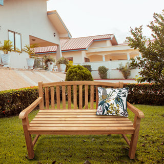 Seven Seas Teak Oval Bench