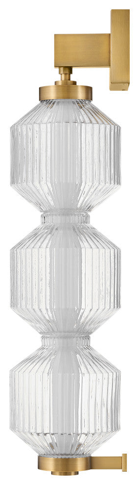 Fredrick Ramond Reign Small Led Convertible Pendant, Lacquered Brass