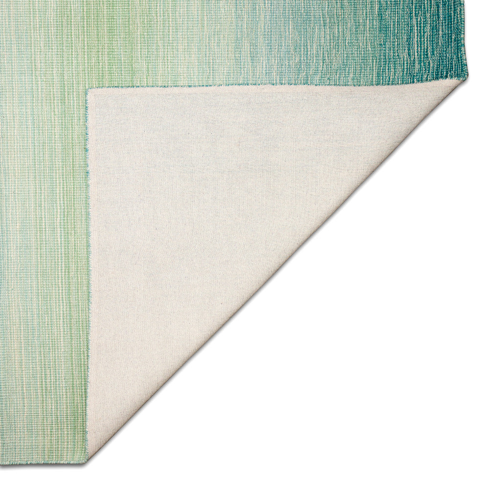 Aruba Ombre Indoor Rug, Aqua, 7'6"x9'6"