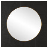 Uttermost Ember Black Square Mirror