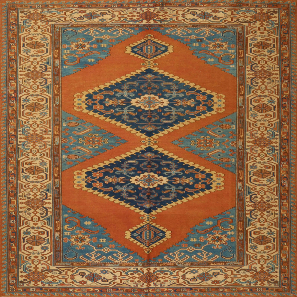 Ahgly Company Indoor Square Traditional Area Rugs, 4' Square