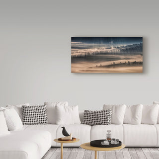 Peter Svoboda 'Land Of Thousands Shadows' Canvas Art, 32"x16"