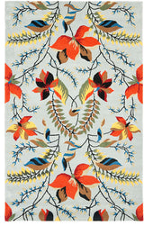 Safavieh Soho Soh771A Floral Rug, Blue/Multi, 3'6"x5'6"