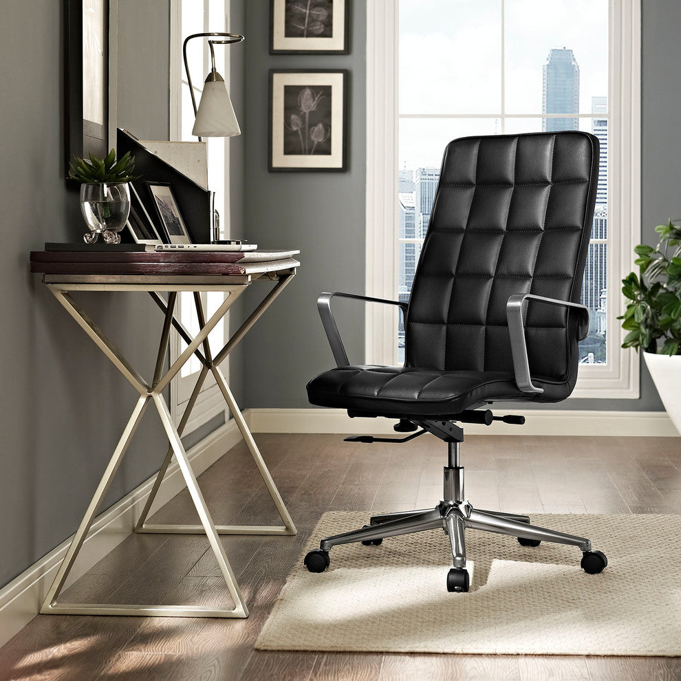 Black Tile Highback Office Chair