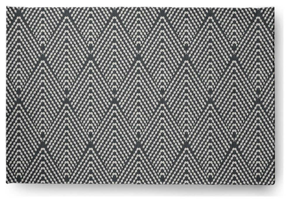 Lifeflor Diamond Spring Chenille Rug, Pepper, 2'x3'