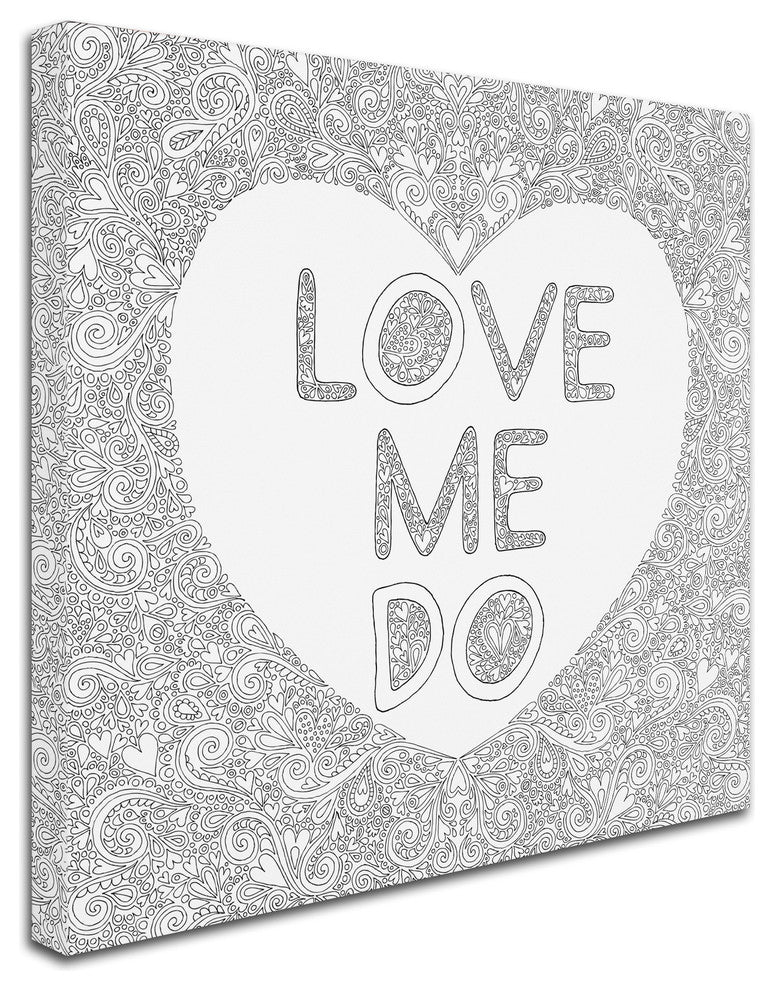 Hello Angel 'Love Me Do' Canvas Art, 24x24