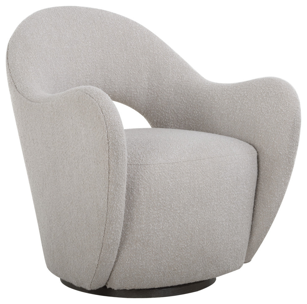 Uttermost Wander Fabric Swivel Chair
