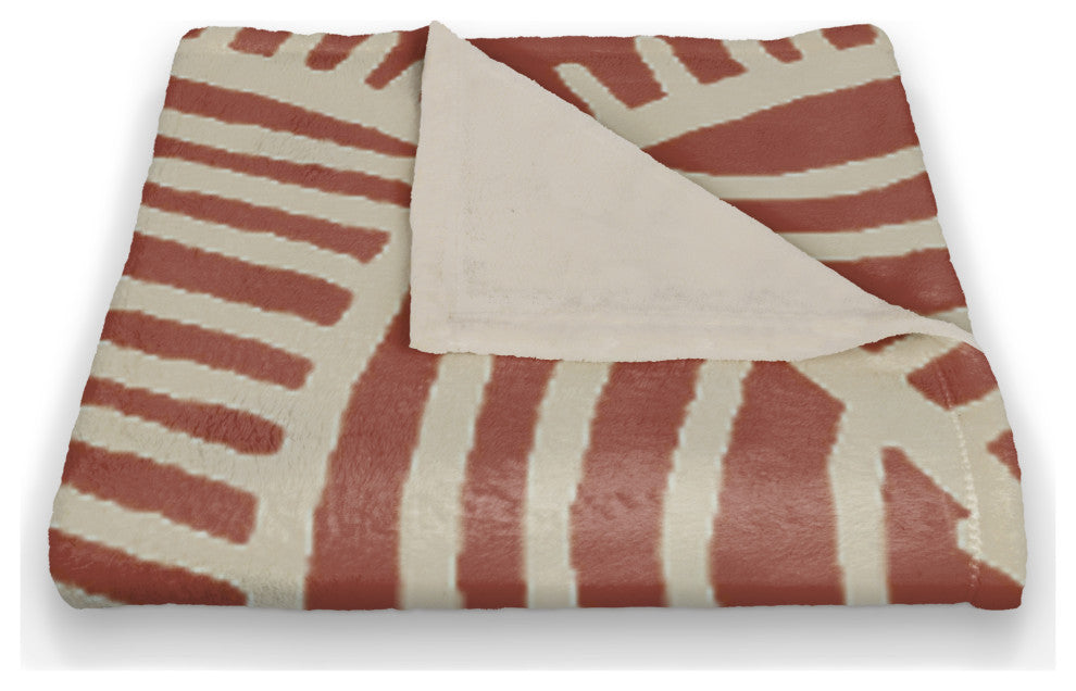 Pink Tribal 50x60 Coral Fleece Blanket