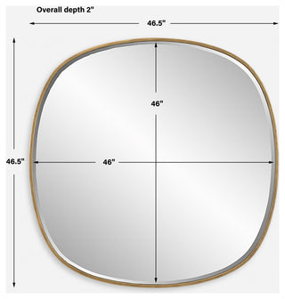 Uttermost Webster Antique Gold Mirror