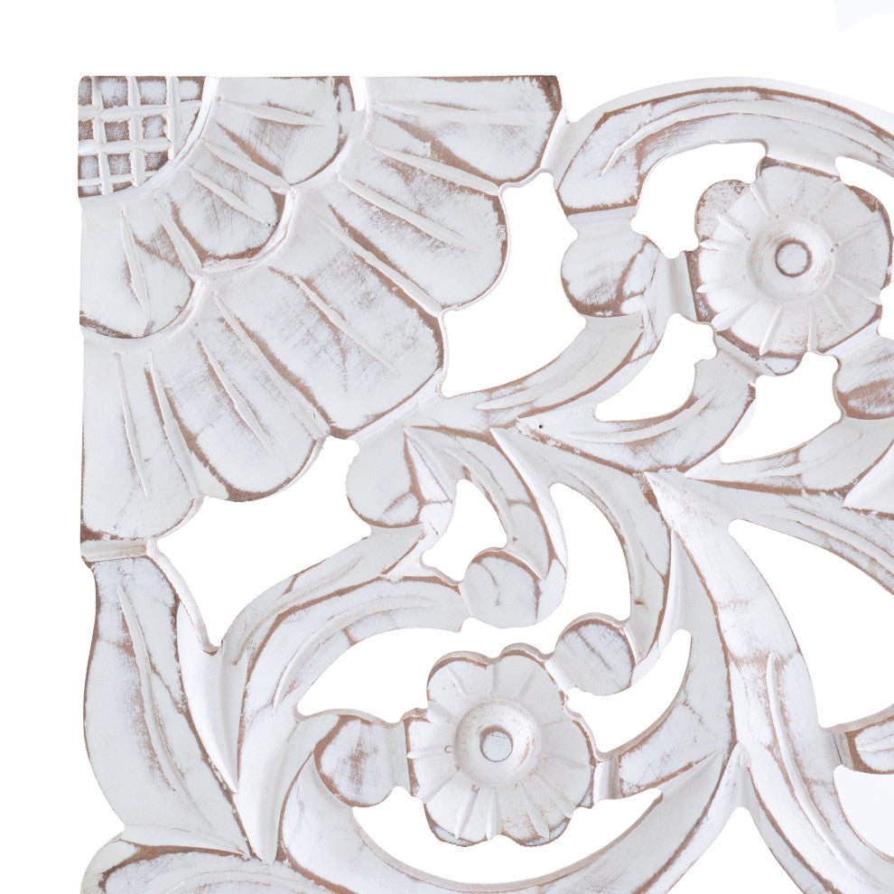 Malito Wall Medallion, White