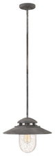 Hinkley Atwell Medium Hanging Lantern, Aged Zinc