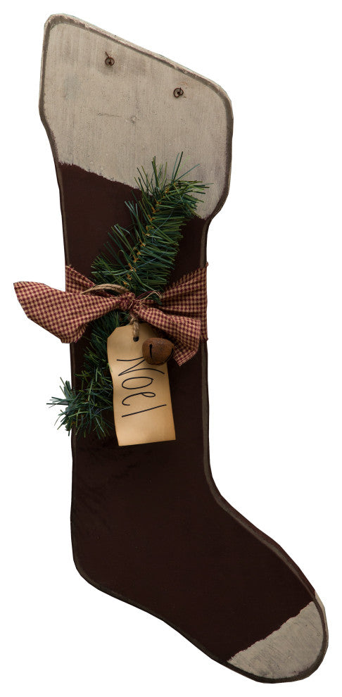 Farmhouse Christmas Stocking Decoration