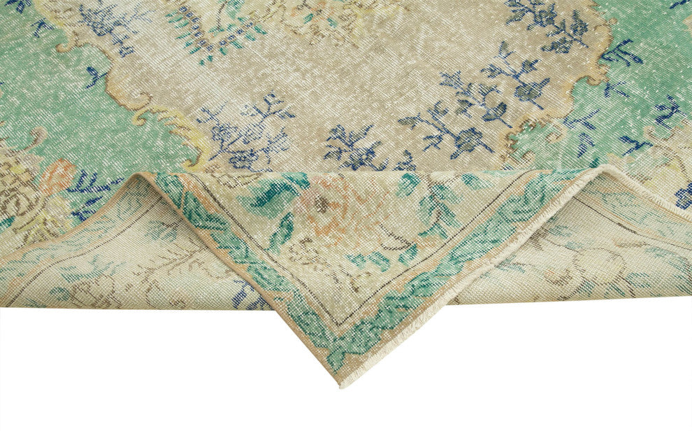 Rug N Carpet - Handmade Turkish 6' 8'' x 10' 2'' Unique Area Rug