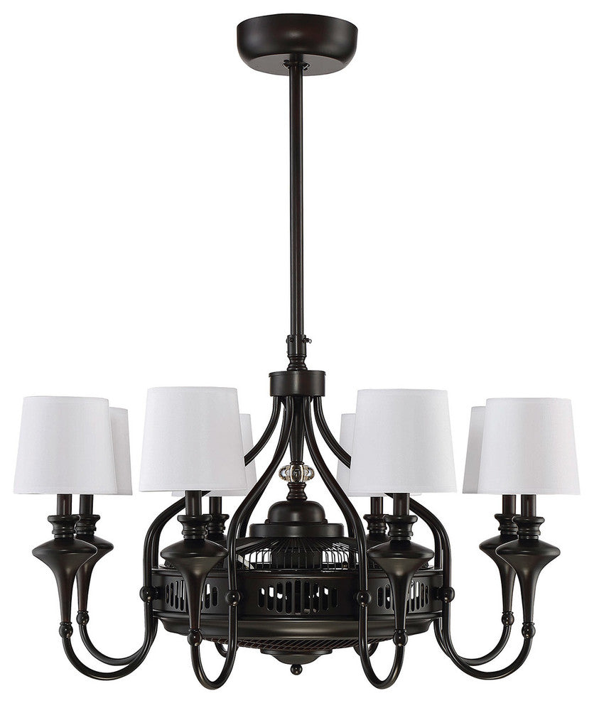 Savoy 35-328-FD-13, Brisa 8 Light Fan D'lier