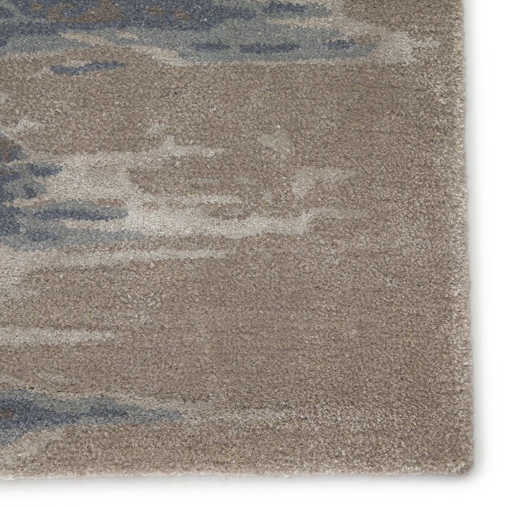 Jaipur Living Ryenn Handmade Abstract Dark Blue/ Gray Area Rug 10'X14'