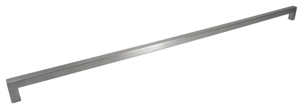 Celeste Square Bar Pull Cabinet Handle Brushed Nickel Stainless 12mm, 24"