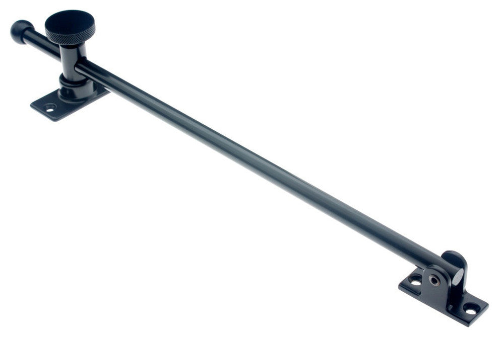 Genuine Solid Brass 12" Casement Adjuster, Matte Black