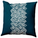 Cowry Stack Pillow, Blue, 16"x16", Blue, 26"x26"
