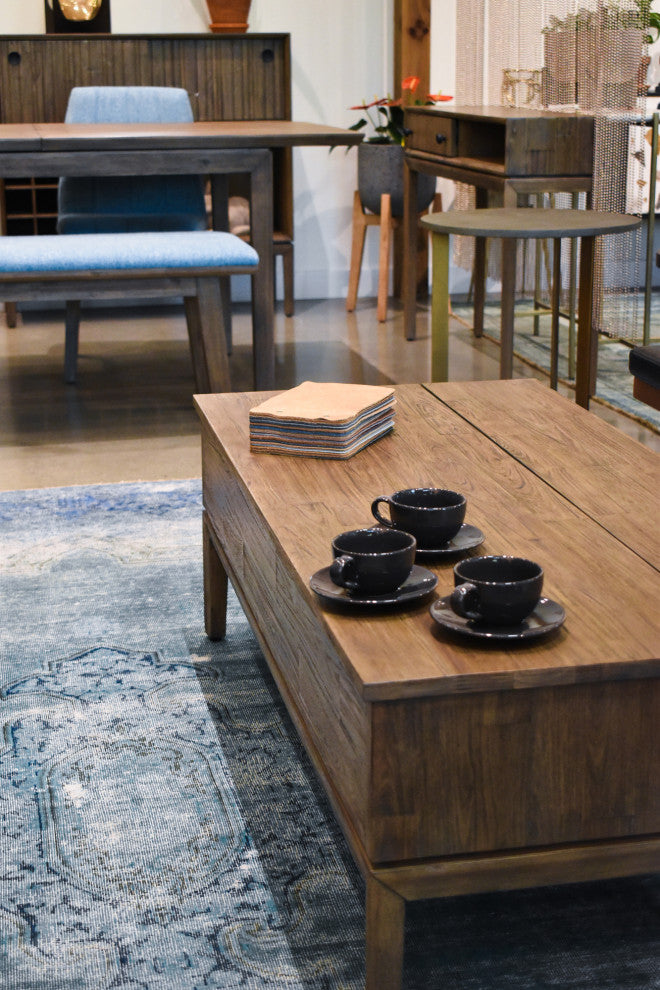 West 51" Wide Coffee Table With Lift Top