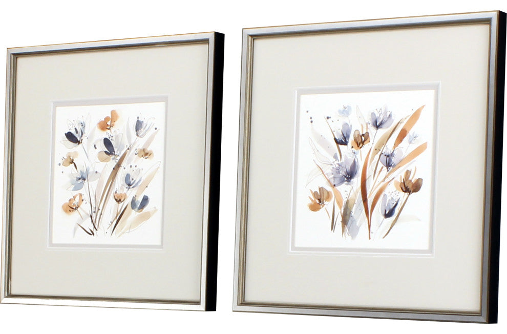 Coastal Blooms Artwork, 2-Piece Set