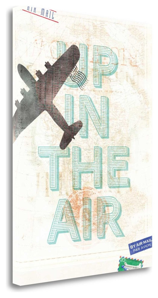 "Up In The Air" By Hannes Beer,Ready to Hang Giclee Print on Gallery Wrap Canvas