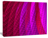 Layered Pink Psychedelic Design, Oversized Abstract Canvas Art Print, 60x40