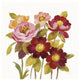 "English Garden IV on White" Digital Paper Print by Silvia Vassileva, 26"x26"