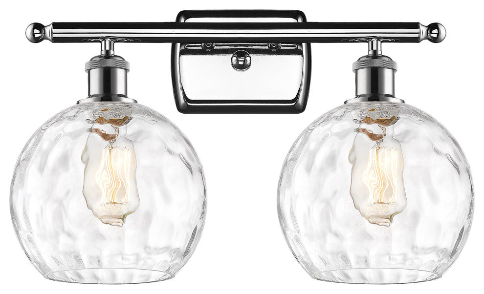 Innovations 516-2W-PC-G1215-8-LED 2 Light Bath Vanity Light, Polished Chrome