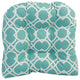 19" U-Shaped Dining Chair Cushions, Set of 2, Elipse Pool