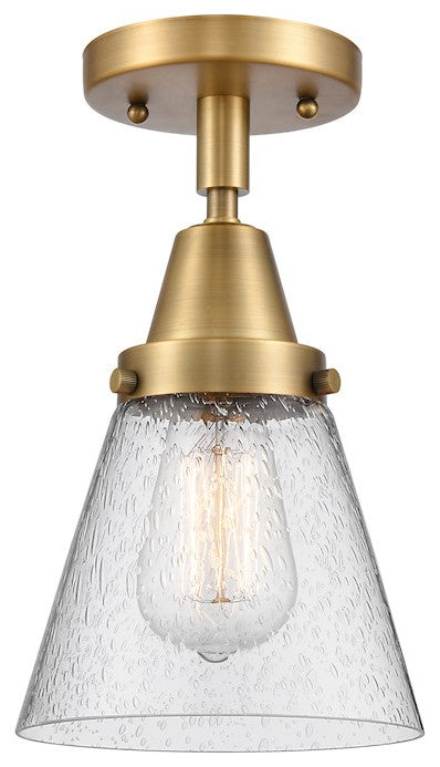 INNOVATIONS LIGHTING 447-1C-BB-G64 Small Cone Flush Mount