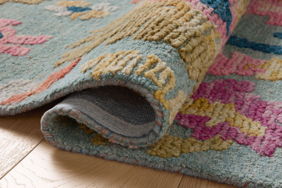 Loloi Tilly Spa / Multi 3'-6" x 5'-6" Accent Rug