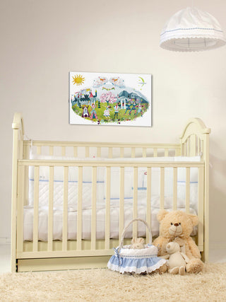 "Dreamland" Painting Print on Canvas by Curtis