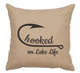 Image Pillow 16x16 Hooked Linen Natural