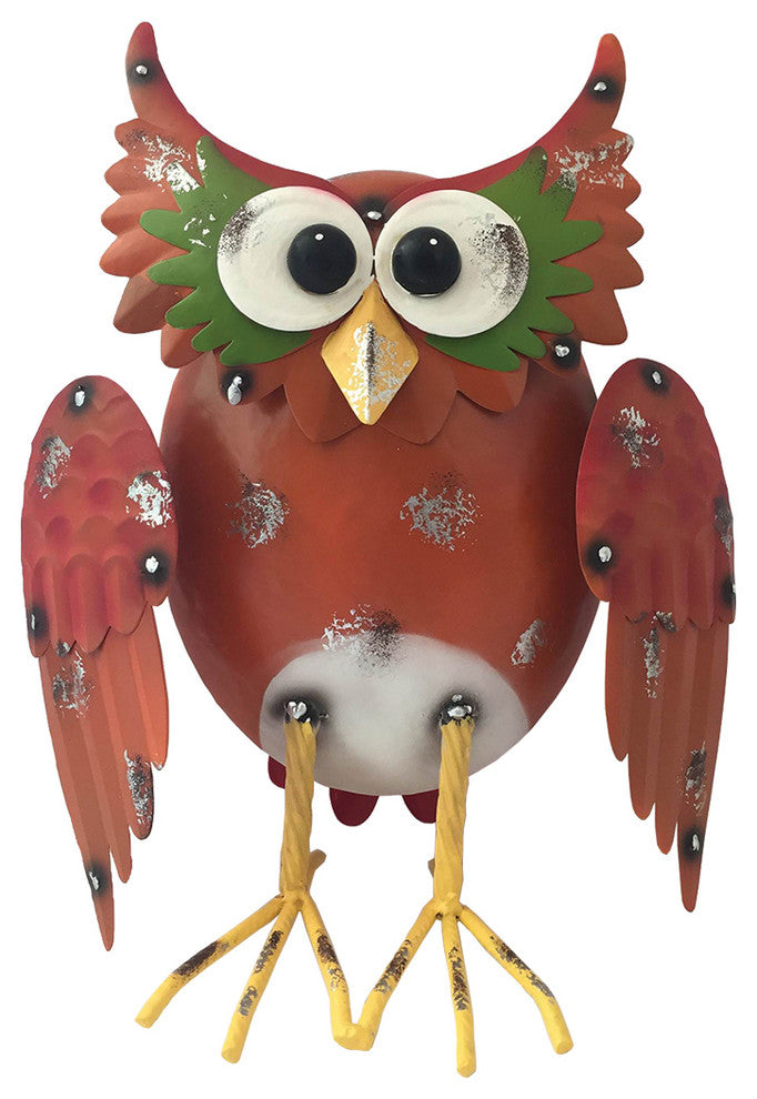 Iron Barn Owl, 14"