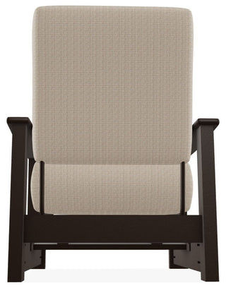 Leeward Deep Seat Outdoor Armchair with Hidden Motion, Bliss Sand/Kona