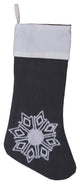 Vickerman Qtx17452 Decorative 8"X19" Winter Snowflake Christmas Stocking