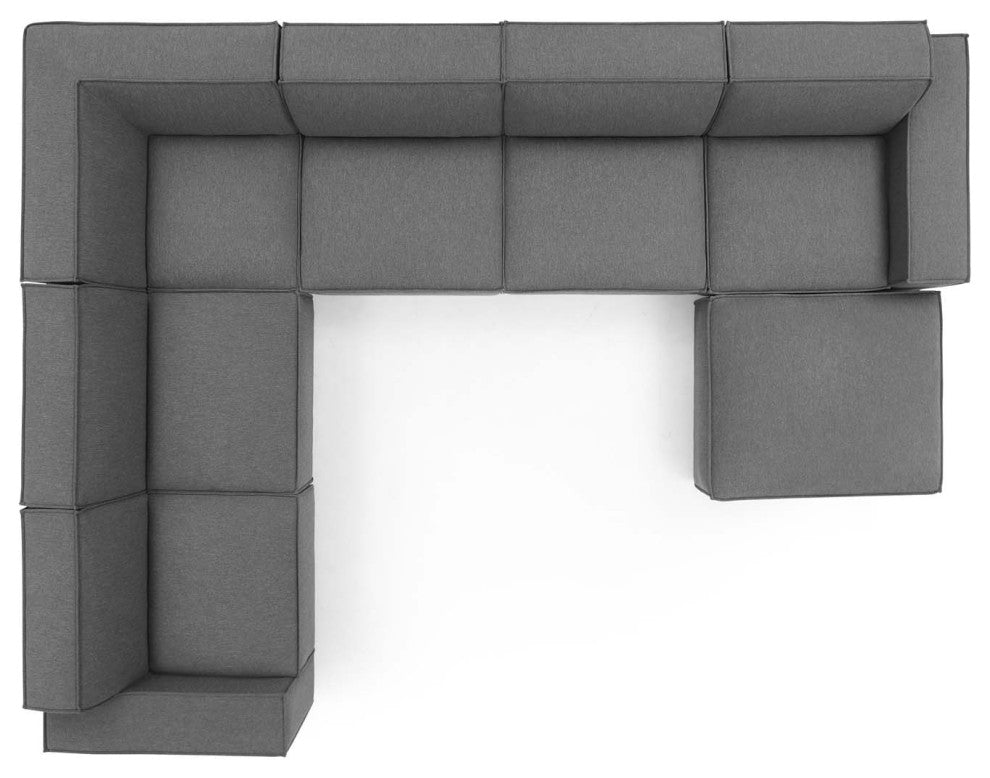 Restore 7-Piece Sectional Sofa - Charcoal