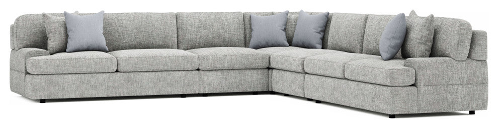 Bernhardt Serena Fabric Sectional, 5-Piece Sectional