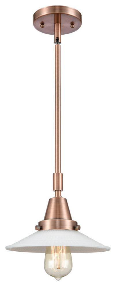 INNOVATIONS LIGHTING 447-1S-AC-G1-LED Halophane Mini Pendant