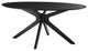 71" Dining Table, Oval, Black, Wood, Modern, Kitchen Bistro Hospitality