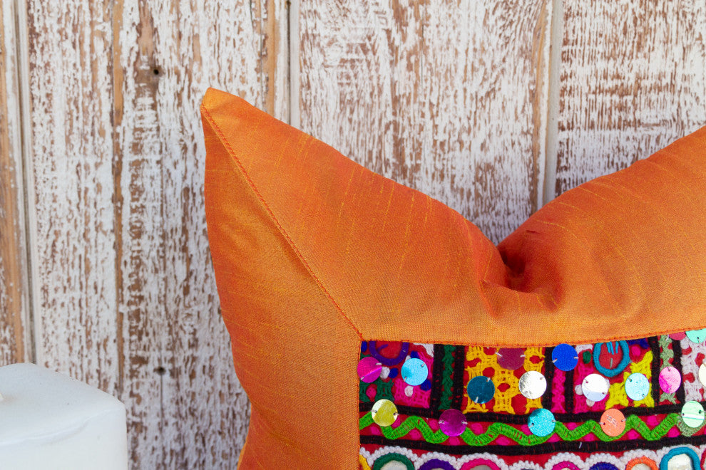 Anaya Indian Silk Decorative Pillow