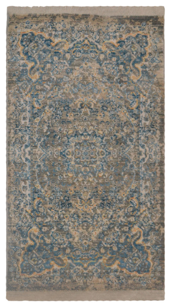Machine Made Polyester Durable Indoor Outdoor Washable Oriental Pattern Footmat