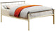 Standard Metal Lower Full Bed, Brown and White