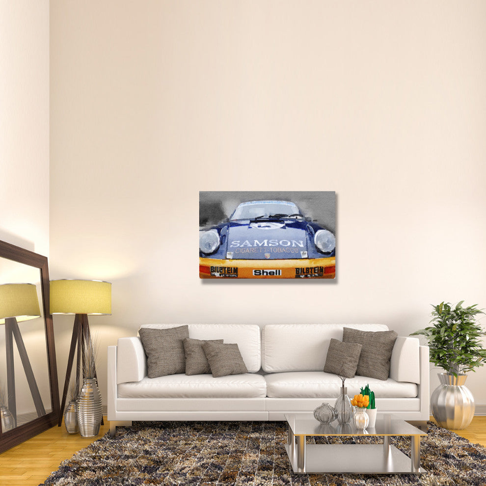 "Porsche 911 Front End Watercolor" Fine Art Print