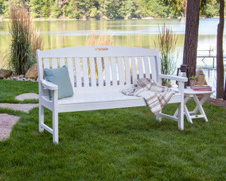 Polywood Nautical 60" Bench, Black